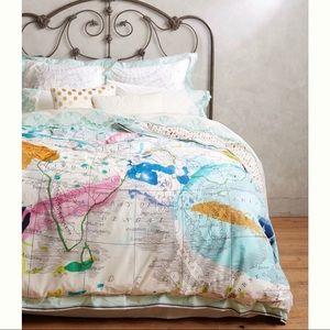 Anthropologie Tradewinds Duvet and Shams